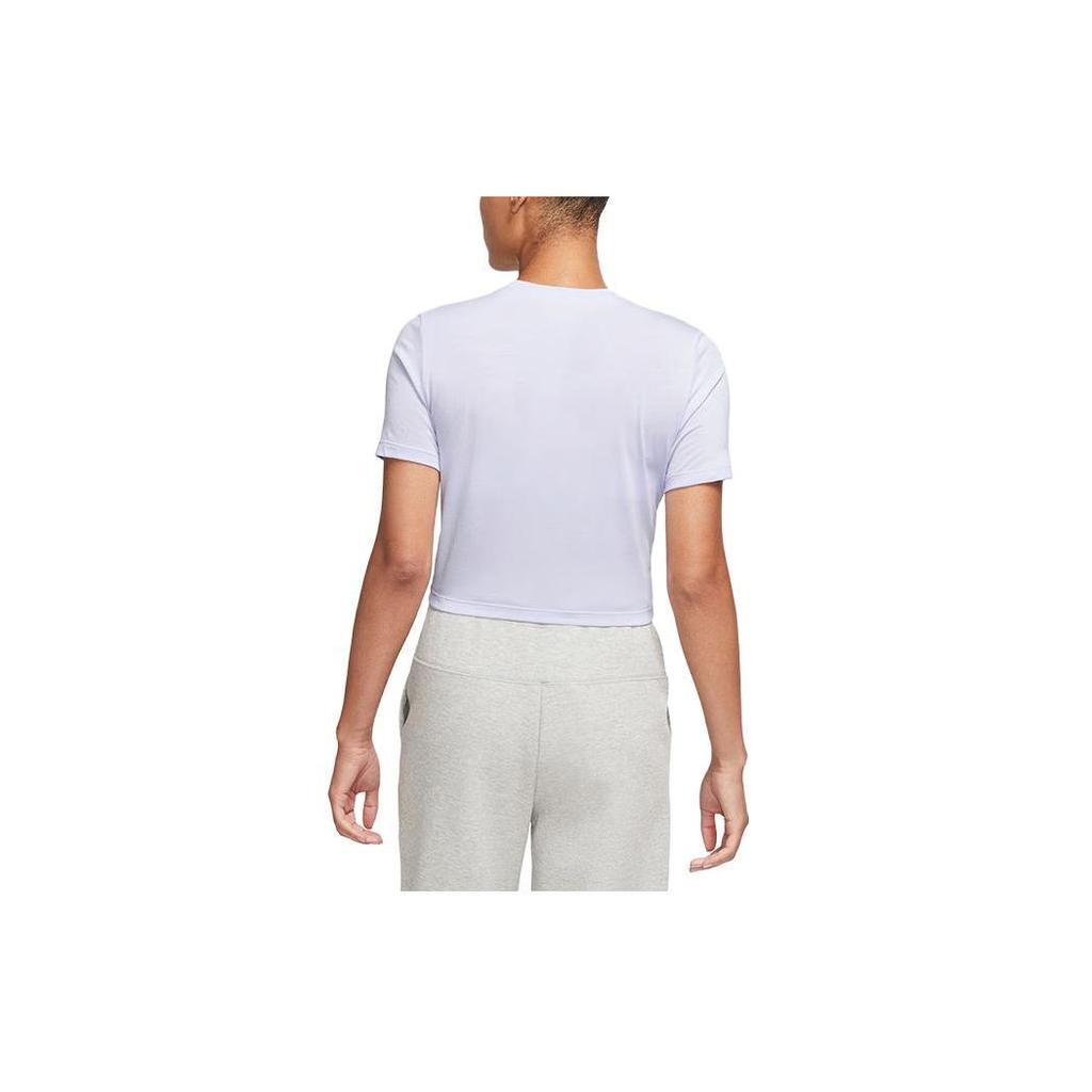 New Nike Crop Tops Women's Purple DZ3750-536