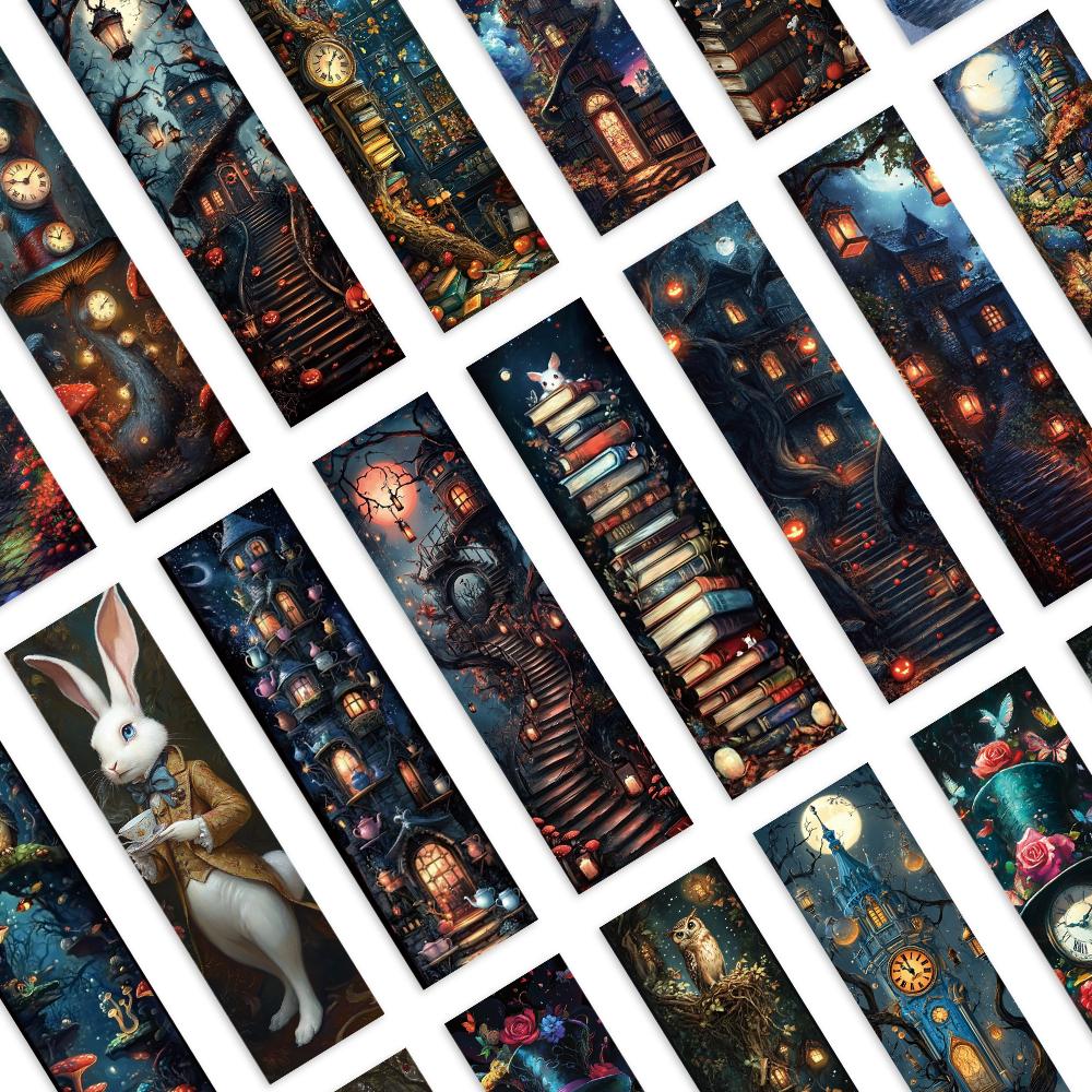 32pcs, bookmarks, back-to-school season, retro Halloween, Christmas, Teacher's Day, suitable for readers and birthday gifts.