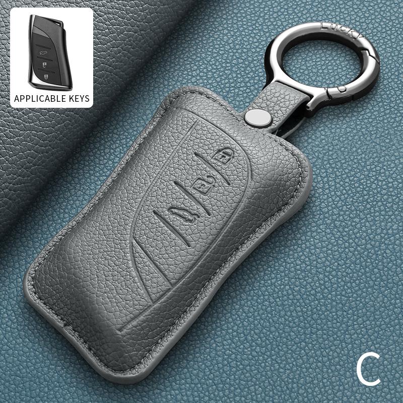 Leather Car Remote Key Case For LEXUS ES300H RX300H LS500H LX700H GX550H NX350H RZ450e NX PHEV RX PHEV Anti-Scratch Accessories