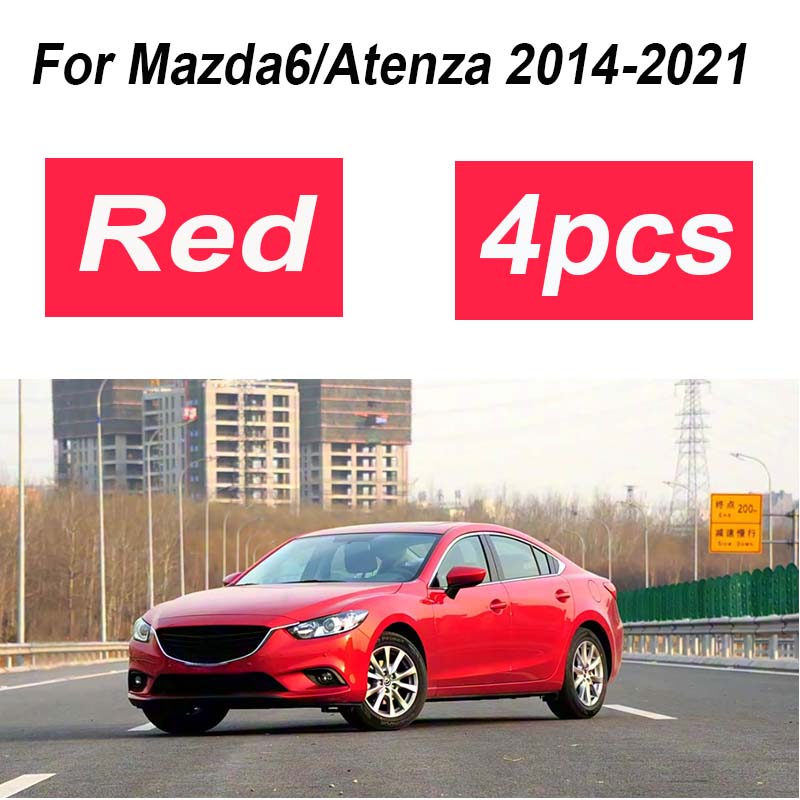4PCS Painted For Mazda6 2017 Accessories 2014- Front Mud Flaps Rear Muds Guards Flaps Fenders Flares Wheels Car Accessories