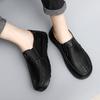 Fashion New Handmade  Leather ShoesMen Loafers Soft Cow Leather Men Thick Sole Casual Shoes Male Footwear Black Brown Slip on