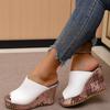 Fashion Chunky Super High Heels Women Slides Clogs Sandals Platform Shoes Pumps Female Flip Flop Ladies Slippers