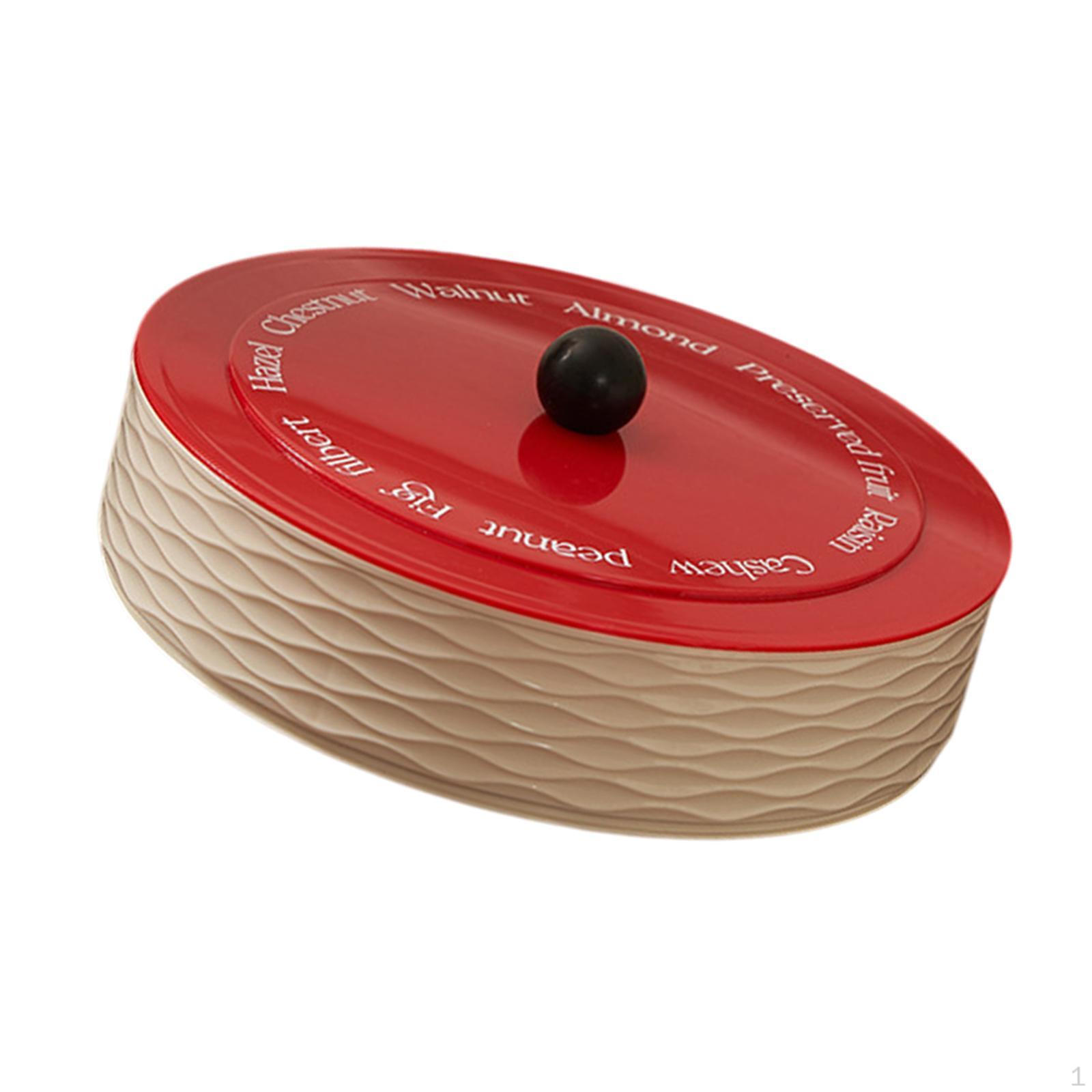 

Разделенная коробка для конфет, держатель для орехов, сервировочный поднос, праздничное блюдо для всякой всячины 1 Tier