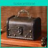 Classic Storage Wooden Box With Lid For Desk And Home Organization Decoration