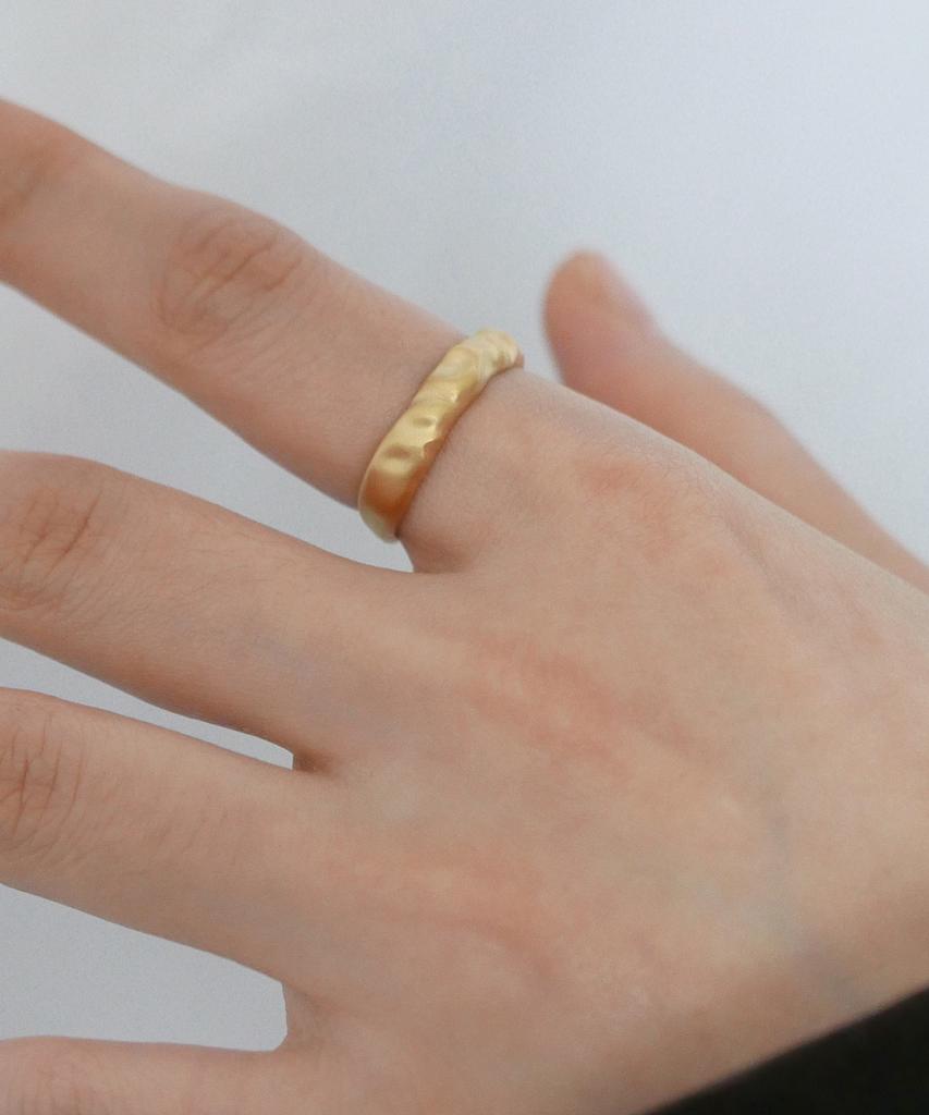 Siega House Shir Ring 03 (Soft-Gold)
