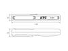 Kyoto Tool Rechargeable LED Penlight Head Max AL820 (KTC) (with Holder), 380lm,