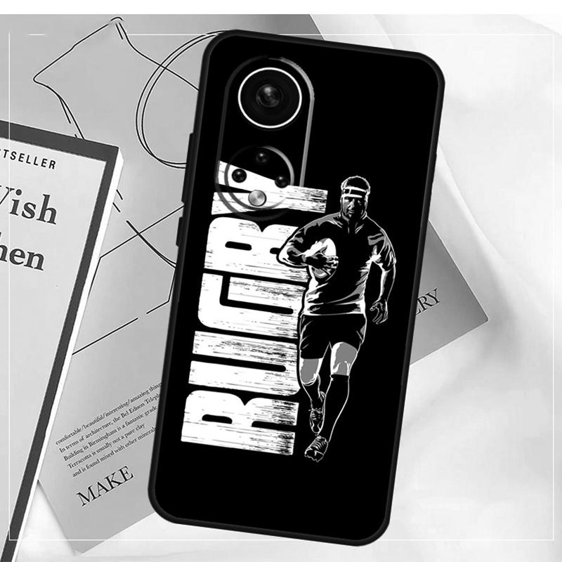 Rugby Football Sport Case For Honor Magic 5 6 7 8 Pro X9a X9b X9c X9d X8b X8c Win RT 50 70 90 200 400 Lite Cover