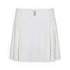 MALBON GOLF Variation Pleated Belted Skirt White (Woman)