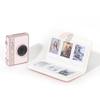 Portable Photo Storage Album Accommodates 108Pockets Pictures 3inch PU Leather Exterior Travel Friendly