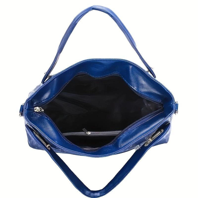 4-piece Set, Brand New Handbag, Shoulder Backpack, PU Leather Cosmetic Bag.