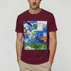 Frutiger Aero World Vaporwave T Shirts Unisexs 100 Cotton Novelty TShirt O Neck Tee Shirt Short Sleeve Clothes Plus Size