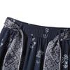 Women's Floral Print Elastic Waist Wide-Leg Pants