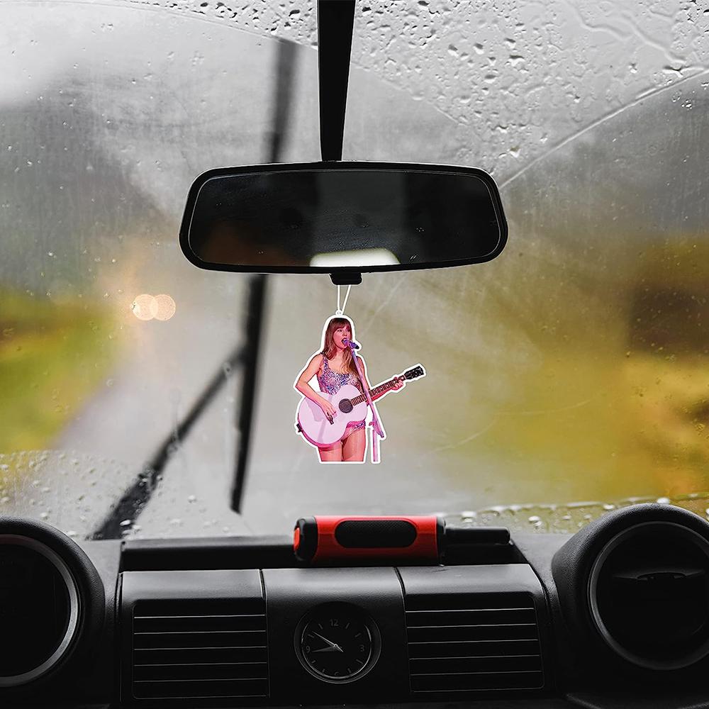 8pcs Taylor Funny Car RearviewMirror Household Hanging Decor Accessories for Fan