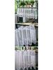 Double Layer High-End Embroidered Kitchen Cabinet Blackout Café Curtain