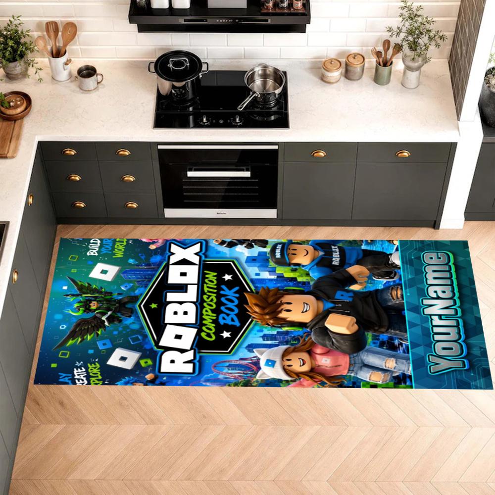 Roblox Customize Your Name Kitchen Rug Runner Rug Laundry Mat Hallway Entryway The Best Gift Choice