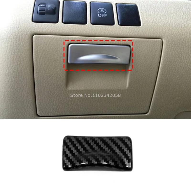 For Toyota Highlander 2015- Car Carbon Fiber Color Interior Decoration Cover window lift swtich gear shift panle Accessories