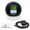 TFT 85mm GPS Speedometer Gauge with Antenna Digital 600KMH,MPH,Knots COG ODO Altitude Compass for Car Boat Yacht 12V24V
