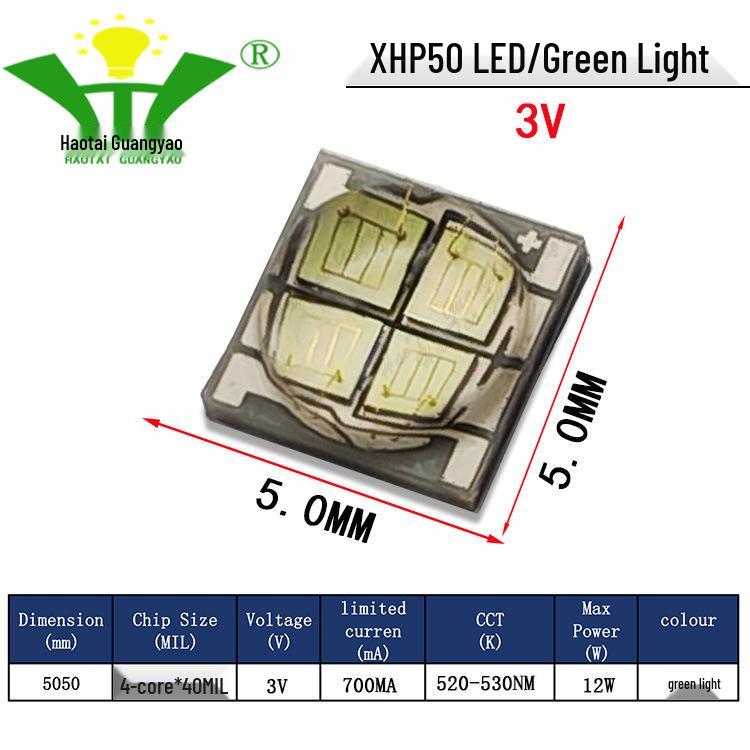 Imitation CREE XHP50 2nd Gen 5050 LED Chip 20W High Power LED Surface Mount Light Source