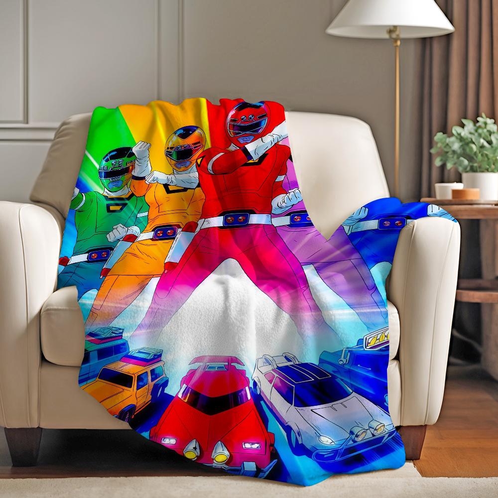 Adventure TV P Power R RangerS Blanket For Sofa Office Bed Plane Travel Sleep Read Relax Camping Soft And Warm