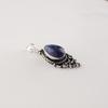 Sodalite Gemstone 925 Sterling Silver Statement Pretty Pendant 1.5" For Women PP-70-31