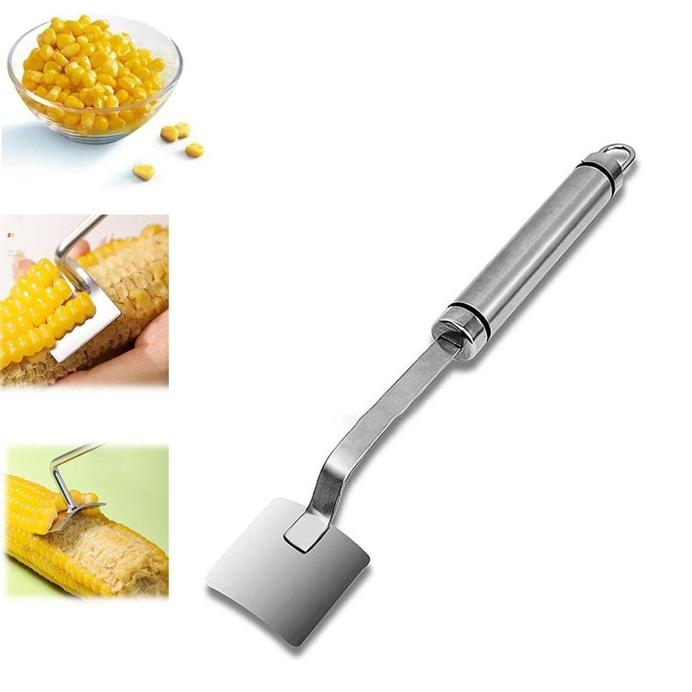

Stainless Steel Corn Cob Peeler Planer Tool Corn Kernel Removing Corn Thresher for Home Kitchens