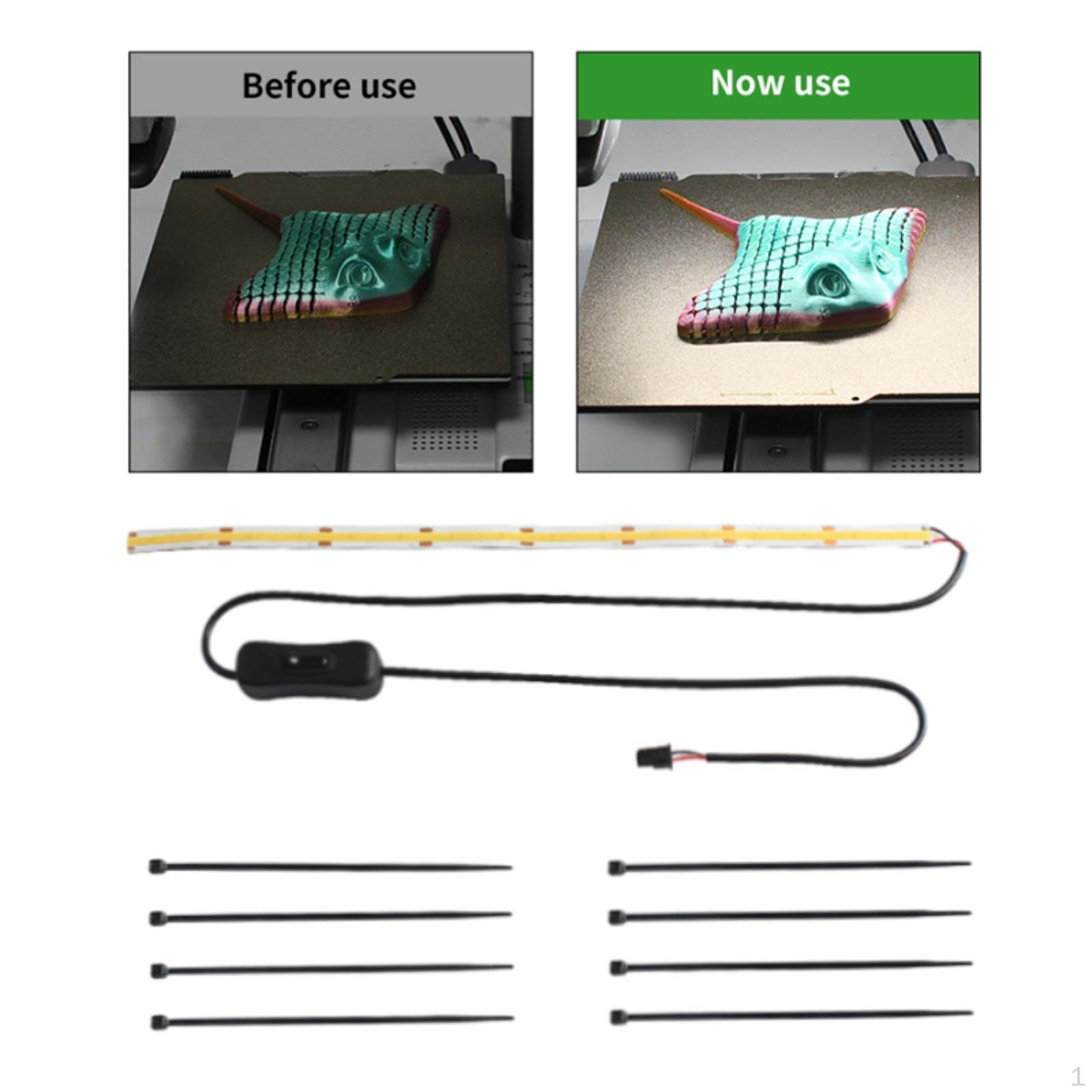 

3D-принтер 24 В светодиодная лента запасная часть высокая яркость простая установка запасная часть 36cm for A1