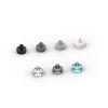 MOC 10PCS 20482 Tire Round 1x1 Building Blocks With Bar And Pin Handle Bricks Educational Particle Playthings Children Birthday Gifts