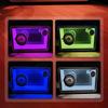 Simple Transparent Bluetooth Audio with Ambience Light Portable Speaker Colorful Creative Audio Gift