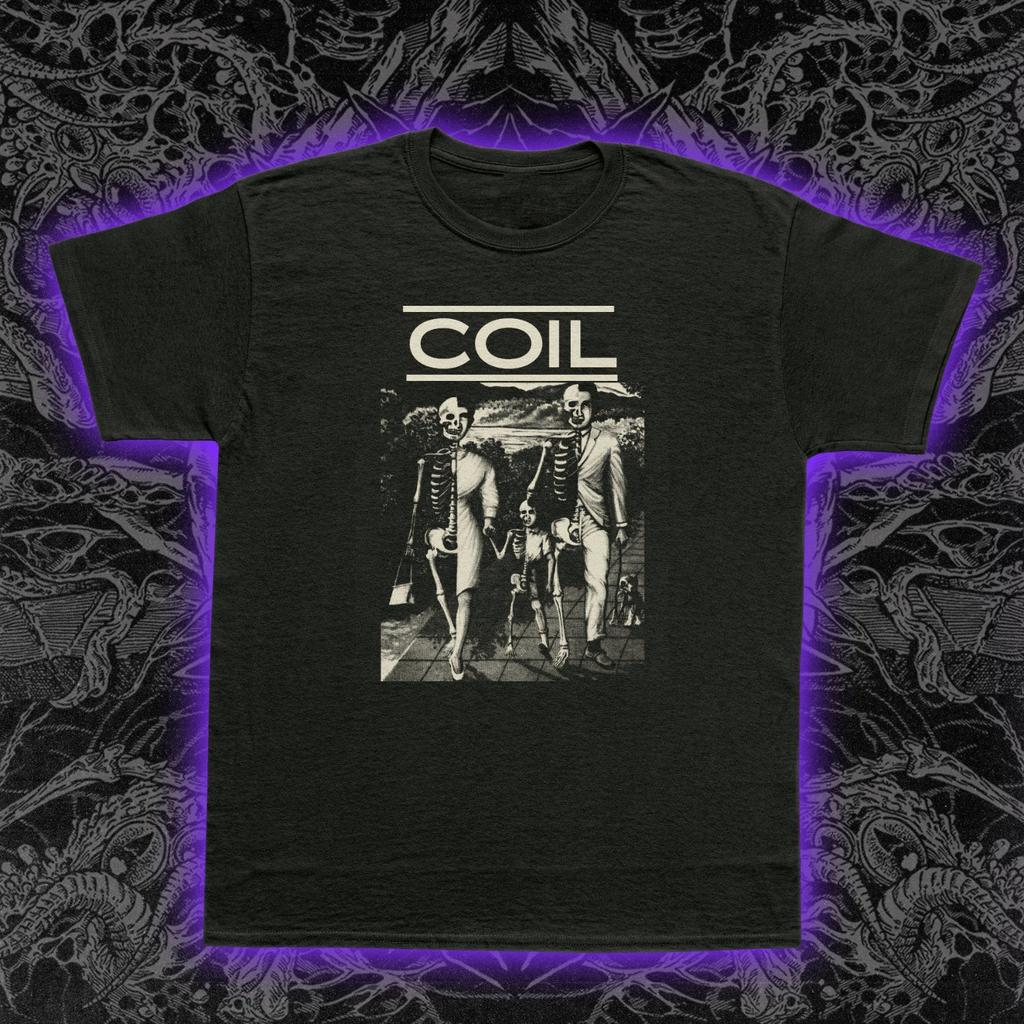 Coil Unnatural History T-Shirt Industrial Experimental Occult Dark Ambient Tee