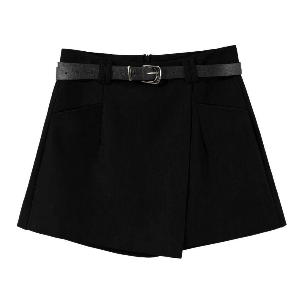 2026 Versatile Summer High-Waisted A-Line Wide-Leg Petite Skirt Shorts for Women