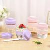 Plastic Yogurt Salad Cup Transparent Lunch Box Multifunctional Oatmeal Cereal Cup  Fitness