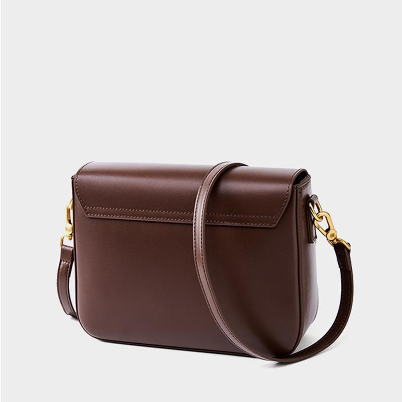 2025 Skórzana Damska Torba Crossbody Luksusowy Design Mała Kwadratowa Torebka Skóra Bydlęca Damska Torba na Ramię do Dojazdów Prezent dla Pań