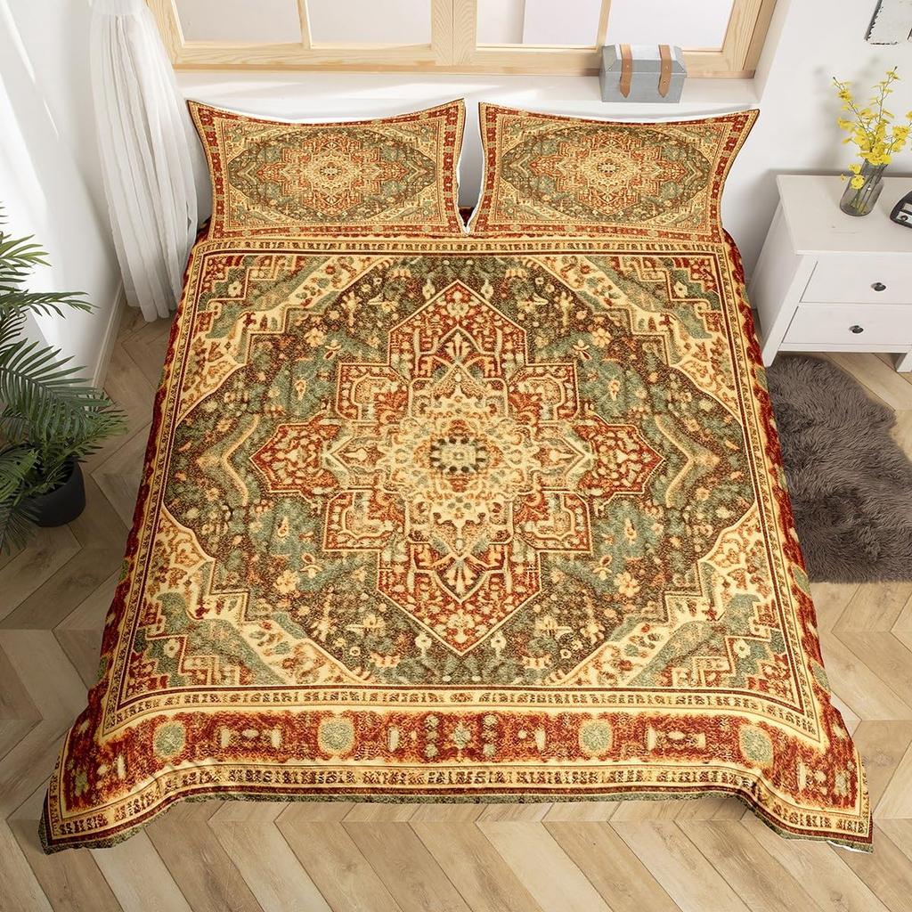 Comforter Sun And Moon Printed Bedding Set Bohemian Tribal For Kids Adults Boho Exotic Comforter Bedroom