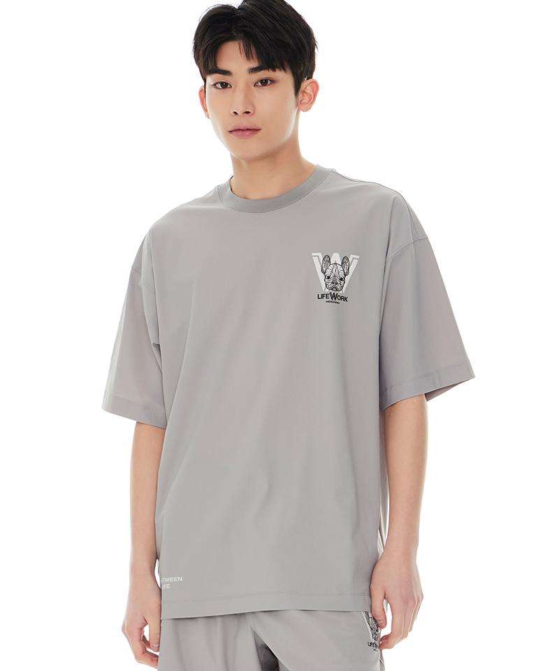 LIFEWORK Unisex) Venturi Minimaladog Short Sleeve T-Shirt