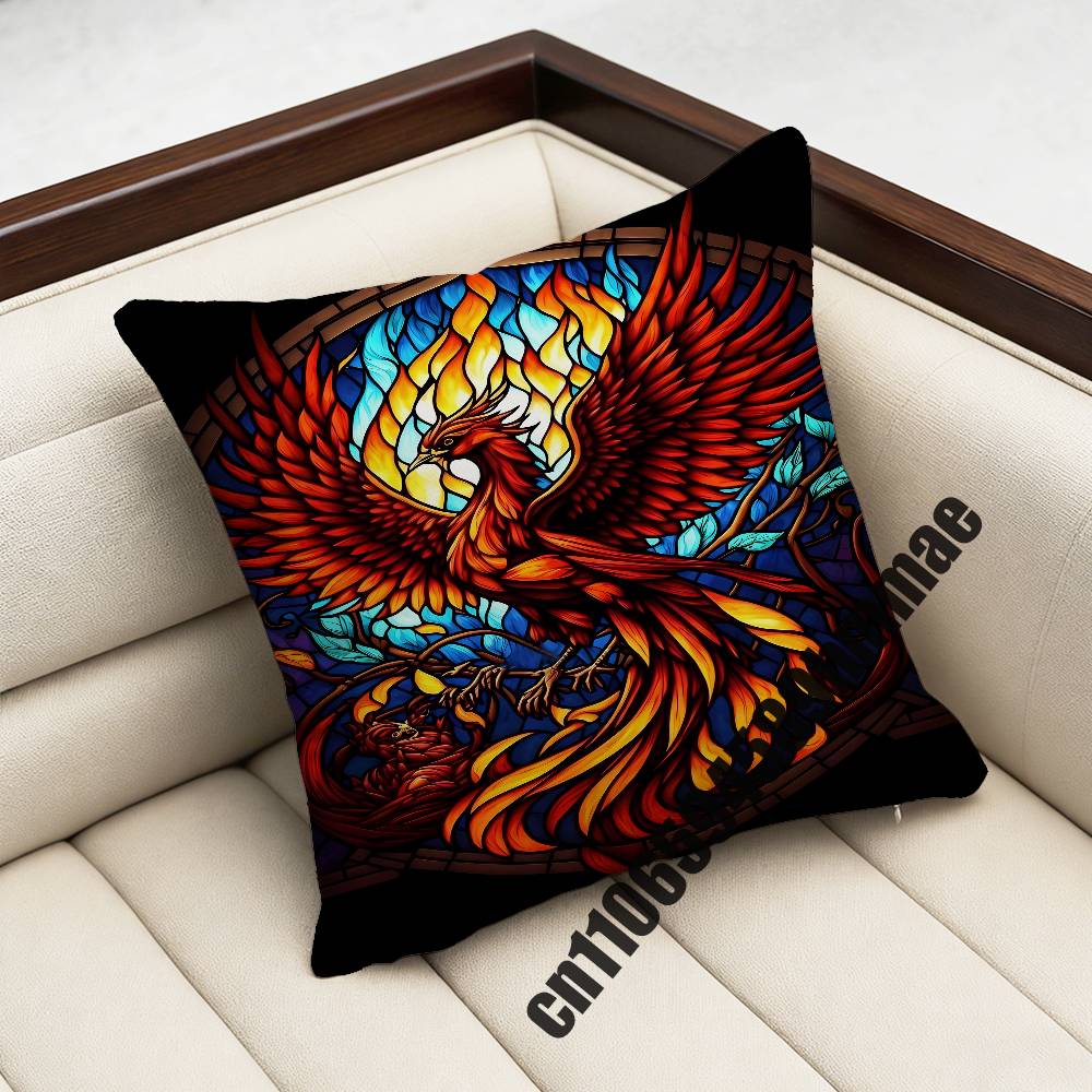 For Phoenix Throw Pillow Case Sham 45X45Cm 35X35Cm Square Bedroom Pillowcase Cushion Cover