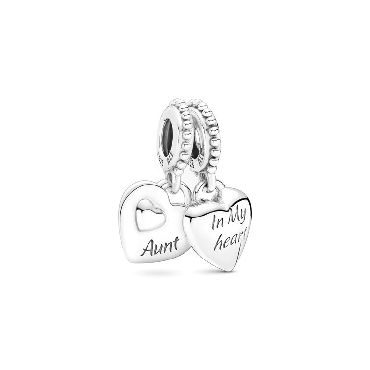 Pandora Niece Heart Charm Women Jewelry 799188C00 Silver