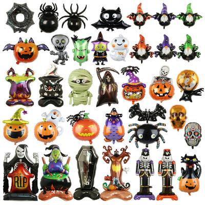 Halloween Balloons, Ghost Festival Standing Styling Guard Elf Horror Aluminum Film Balloons