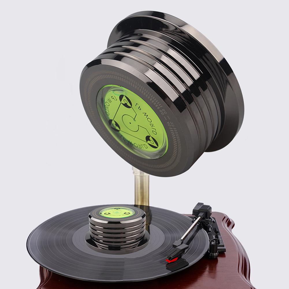 50hz for LP Recording Stabilizer Universal Vinyl Record Turntable Aluminum Player With Level Stabilizer Clamp Alloy Weight