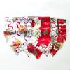 Christmas Decor Tablecloth Printed Embroidered Christmas 35*180cm Table Runners Table Flag for Home New Year Decoration
