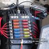 Car Fuse Kit, 100 Pieces Flat Fuse Fuse Set, Replacement,