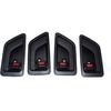 Set of 4pcs Black Inside Door Handle Front Rear Left Right For 2002~2011 Hyundai Getz/Click 82610-1C000,82620-1C000