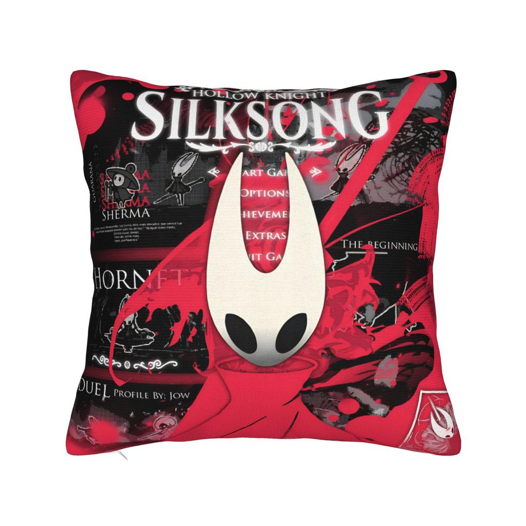 Hollow knight Cartoon Game Knight and Hornet Pillowcases Fashion Pillow Case For Office Car Home Decor Comfy Pillow Cover