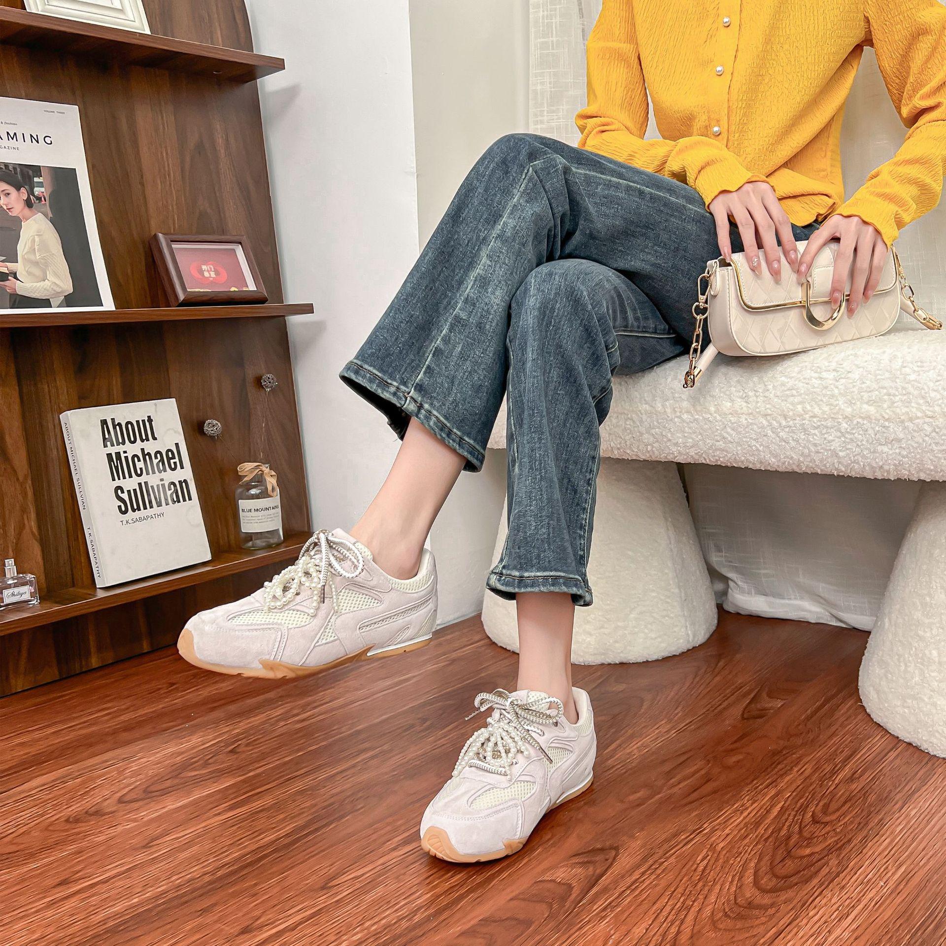 

Summer new retro dad shoes women s summer breathable light casual sports shoes women wear high-end women s shoes 35