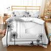 Japanese Duvet Cover Branch of A Flourishing Sakura Tree Flowers Cherry Blossoms Spring Art Polyester Bedding Set Full/King Size