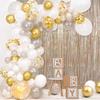 80Pcs multi-color latex balloon set suitable for birthday parties, weddings, Valentine's Day party decoration