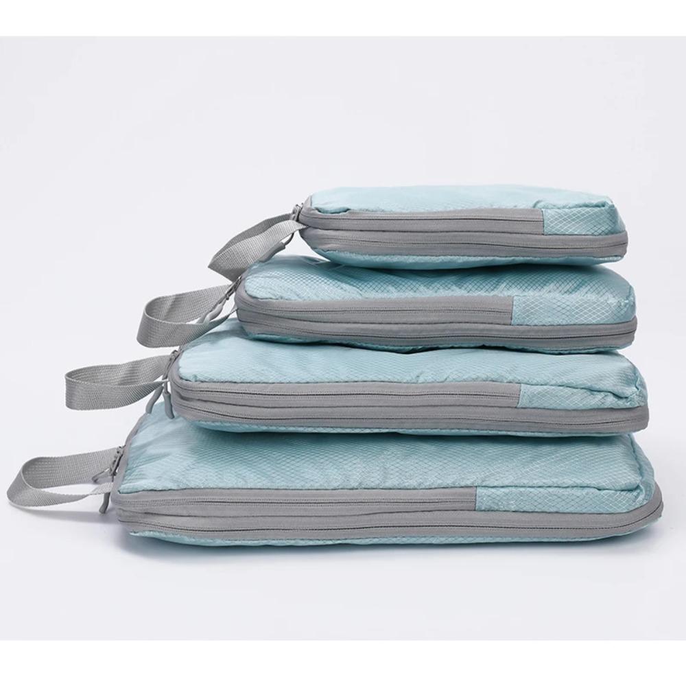 Compressible 4-Piece Set Business Travel Storage Bag Simple Fashionable Multi-Functional Vertical Waterproof Organizer Bag