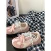 New Hot Spring New Versatile Casual Shoes Women's Retro Flat-bottomed Sneakers 1239