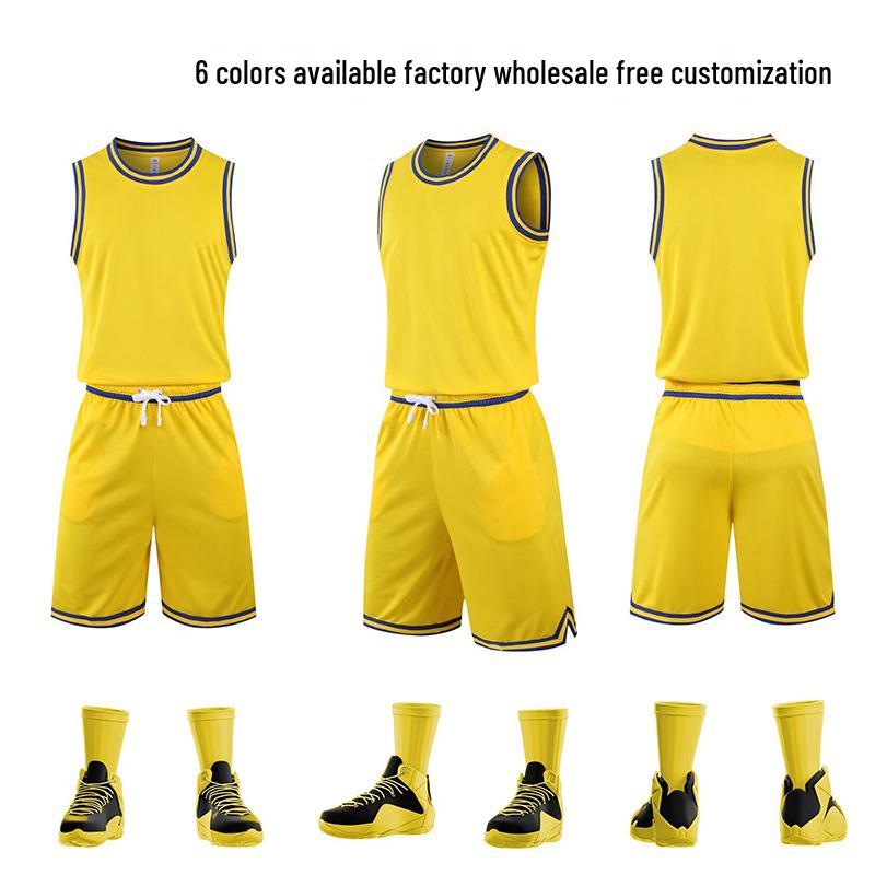 

Ultra-fast Men s Basketball Team Jersey Set - Printed Sports Vest & Shorts for Competition & Training L