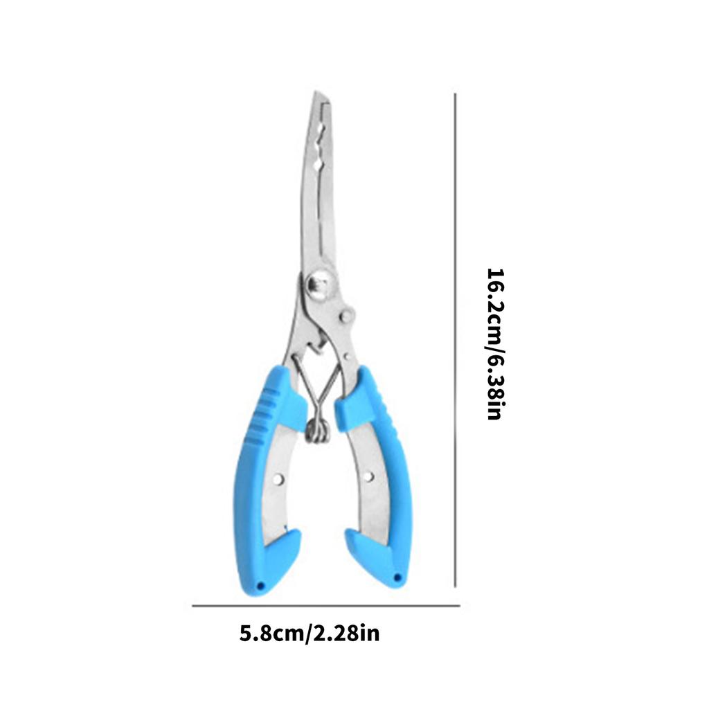 Stainless Steel Fishing Line Cutter Small Fishing Hook Remover Small Fishing Pliers Scissors Comfortable Grip Pliers