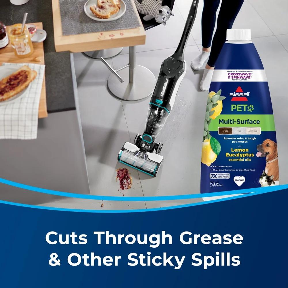 PET Wielopowierzchniowy Płyn do Czyszczenia Podłóg Cytrynowo-Eukaliptusowy Bez Smug Bezpieczny dla Dzieci i Zwierząt Usuwa Trudne Zabrudzenia Skuteczny na Twarde Podłogi Dywaniki